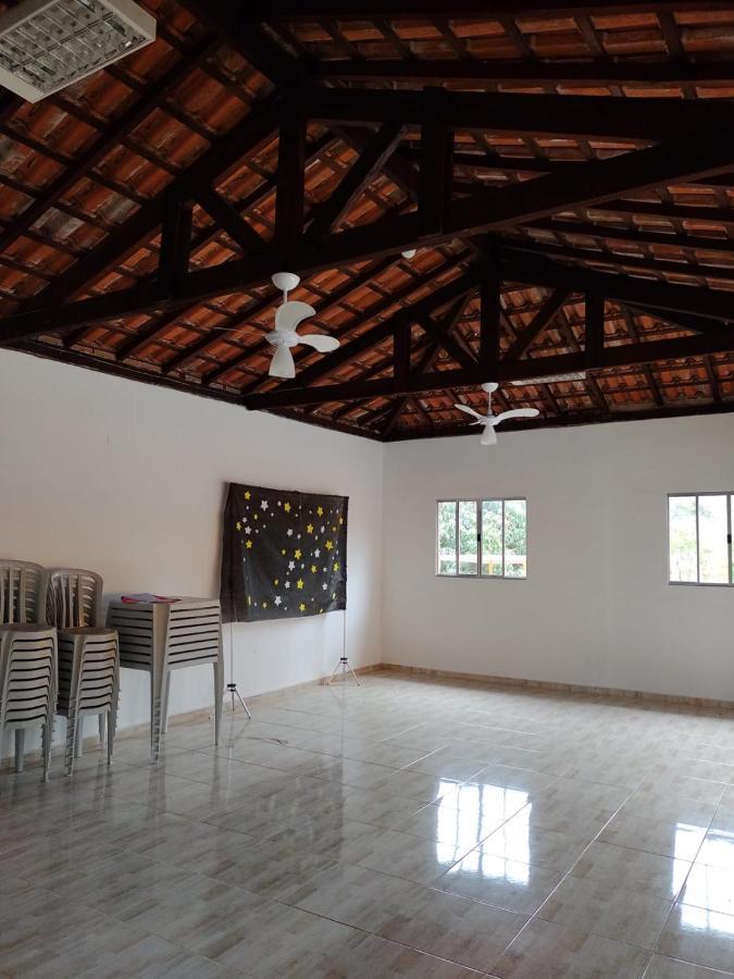 Chacara Bella Vida Com Piscina Churrasqueira Salao De Festas Fogao A Lenha Quadra Aracariguama Exterior photo
