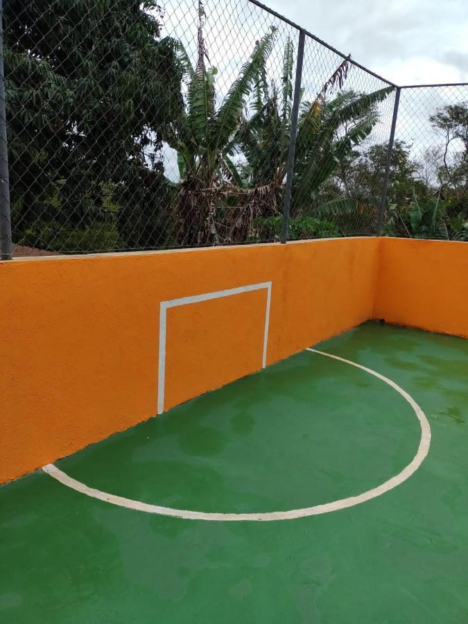 Chacara Bella Vida Com Piscina Churrasqueira Salao De Festas Fogao A Lenha Quadra Aracariguama Exterior photo