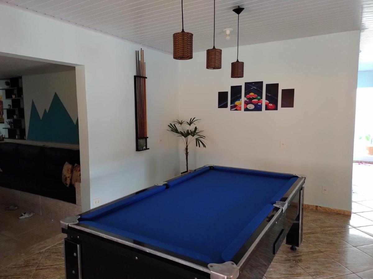 Chacara Bella Vida Com Piscina Churrasqueira Salao De Festas Fogao A Lenha Quadra Aracariguama Exterior photo